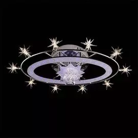 Потолочный светильник Eurosvet 4970/11 хром/синий+красный+фиолетовый