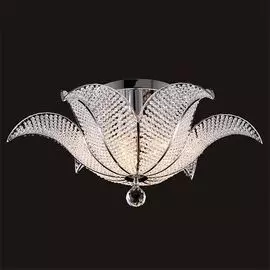 Потолочный светильник Eurosvet Ирис 10051/6 хром/прозрачный хрусталь Strotskis