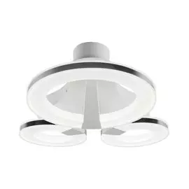 Потолочный светильник IDLamp Jenevra 397/3PF-LEDWhitechrome