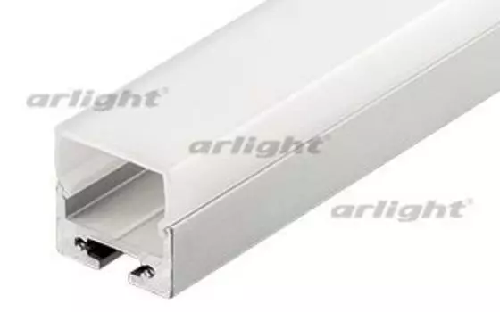 Профиль с экраном SL-LINE-2011-2500 ANOD+OPAL Square Arlight 020494 2,5м.