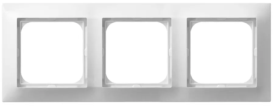 R-3Y/00 Рамка Ospel Impresja Белый 3-постовая