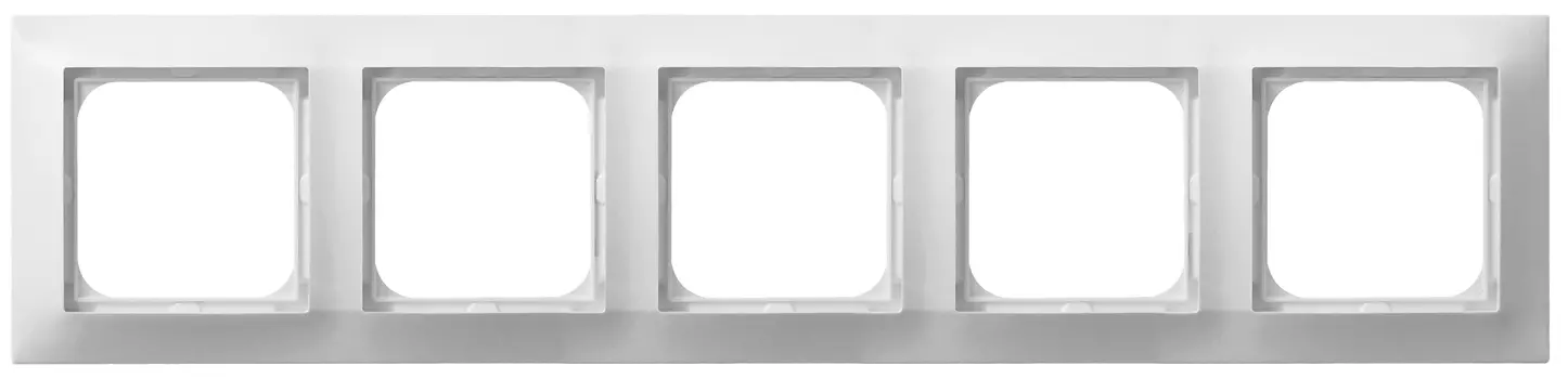 R-5Y/00 Рамка Ospel Impresja Белый 5-постовая