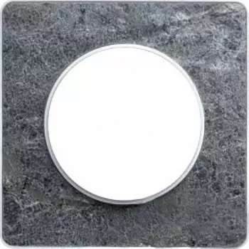 S52P802U Рамка Odace Морской камень / Белый 1-постовая Schneider Electric