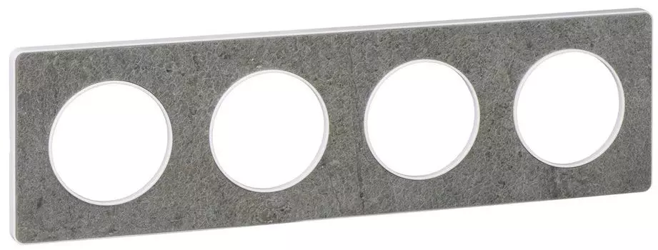S52P808U Рамка Odace Морской камень 4-постовая Schneider Electric