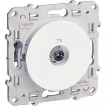 S52R445 ТВ розетка белый Odace Schneider Electric