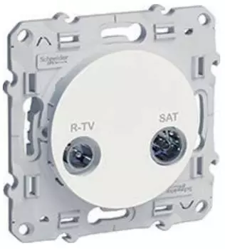 S52R455 R-TV\SAT оконечная белый Odace Schneider Electric