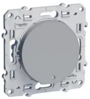 S53R263 Переключатель с LED алюминий Odace Schneider Electric