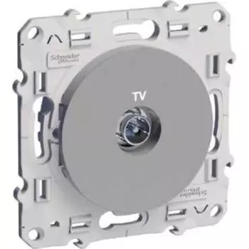 S53R445 ТВ розетка алюминий Odace Schneider Electric