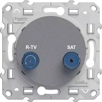 S53R454 R-TV\SAT индвидуальная алюминий Odace Schneider Electric