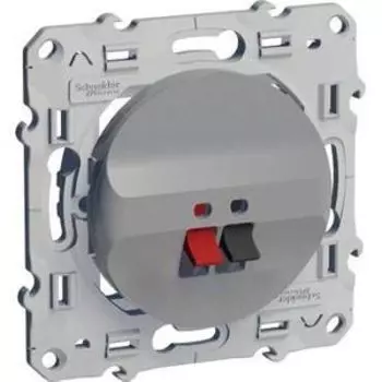 S53R487 Аудиорозетка алюминий Odace Schneider Electric