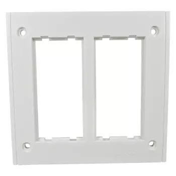 SBM202-8 Рамка на 2 S-модуля к монт.коробке SBM250, Сима Про, алюминий Simon