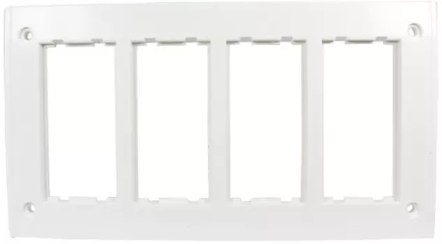 SBM402-9 Рамка на 4 S-модуля к монт.коробке SBM250, Сима Про, белый Simon