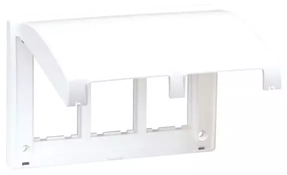 SBMT402-9 Рамка на 4 S-модуля с крышкой к монт.коробке SBM250, Сима Про, SC, белый Simon