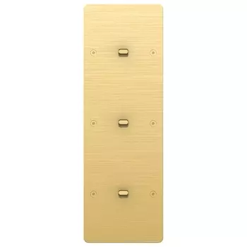 Schneider Electric Sequence 5 SEQ5 Переключатель 3 КЛ. Тумблерный, Матовое золото S800234C