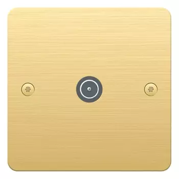 Schneider Electric Sequence 5 SEQ5 Розетка ТV,Матовое золото S800445C