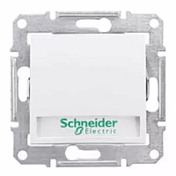 SDN1600321 Кн.выкл. с надп. подсв., белый Schneider Electric
