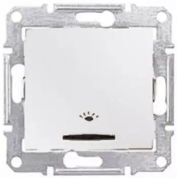 SDN1800121 Кн.выкл. "свет" подсв., белый Schneider Electric