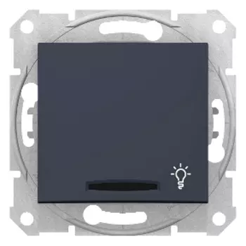 SDN1800170 Кн.выкл. "свет" подсв., графит Schneider Electric