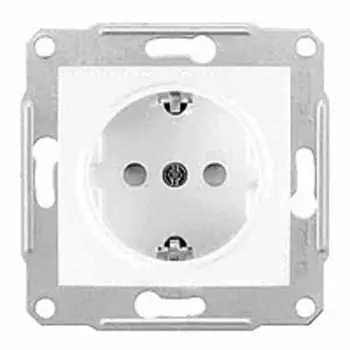 SDN3000521 Розетка с\з б\ш, белый Schneider Electric