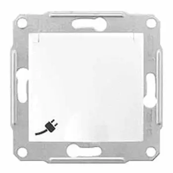 SDN3100121 Розетка с\з с\ш с крыш., белый Schneider Electric