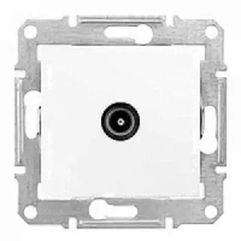 SDN3201221 TV коннектор проходной, белый Schneider Electric