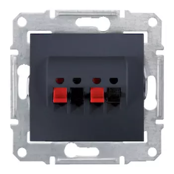 SDN5400170 Аудио розетка х2, графит Schneider Electric