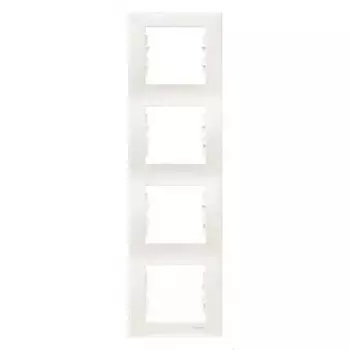 SDN5802047 Рамка Sedna бежевый 4-постовая вертикальная Schneider Electric