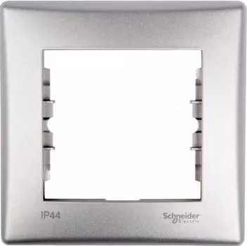 SDN5810160 Рамка Sedna Алюминий 1-постовая Schneider Electric