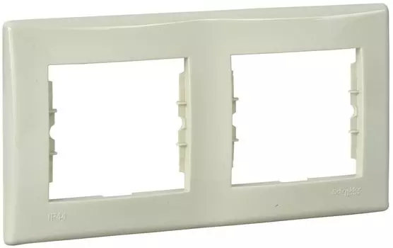 SDN5810347 Рамка Sedna бежевый 2-постовая Schneider Electric