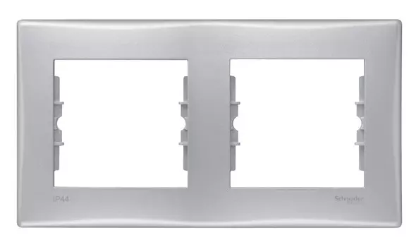 SDN5810360 Рамка Sedna Алюминий 2-постовая Schneider Electric