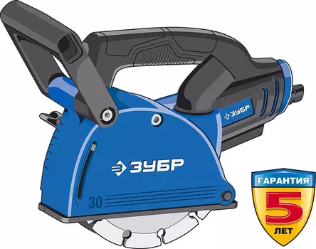 Штроборез Зубр Профессионал ЗШ-П30-1400 ПСТК 8800об/мин 1400W синий ДА