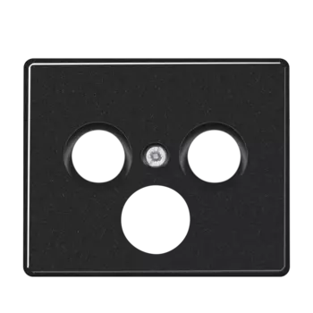 SL561SATSW SL 500 Черный Накладка TV-SAT-FM розетки Jung