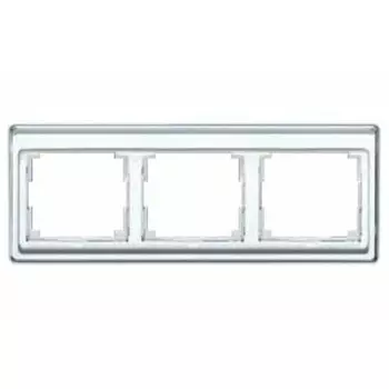 SL5830WW Рамка SL 500 Белый 3-постовая Jung