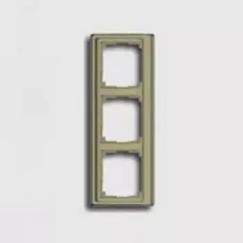 SL583GB Рамка SL 500 Бронза 3-постовая вертикальная Jung