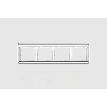 SL5840WW Рамка SL 500 Белый 4-постовая Jung
