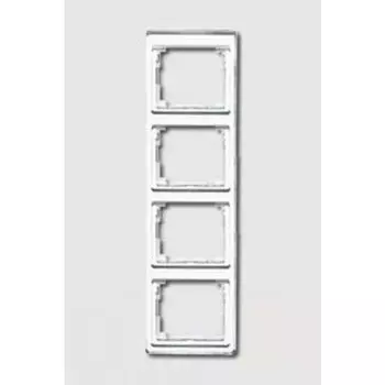 SL584WW Рамка SL 500 Белый 4-постовая вертикальная Jung