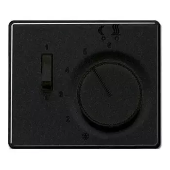 SLFTR231PLSW SL 500 Черный Накладка регулятора теплого пола(мех.FTR231U) Jung