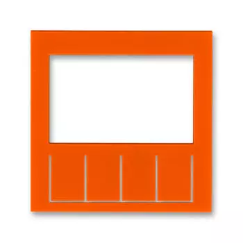 Сменная панель ABB Levit на накладку терморегулятора / таймера оранжевый ND3292H-A11 66 2CHH910011A8066