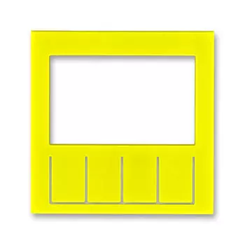 Сменная панель ABB Levit на накладку терморегулятора / таймера жёлтый ND3292H-A11 64 2CHH910011A8064