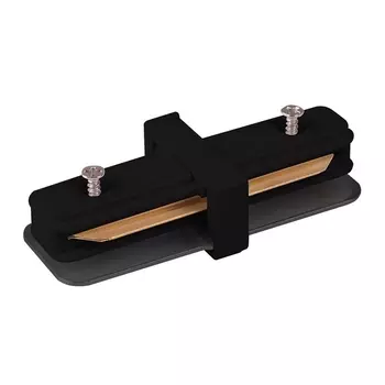 Соединитель Track Rail BK Surface TRC-1-1-I-BK / Коннектор прямой для однофазного шинопровода (черный) Elektrostandard a039599