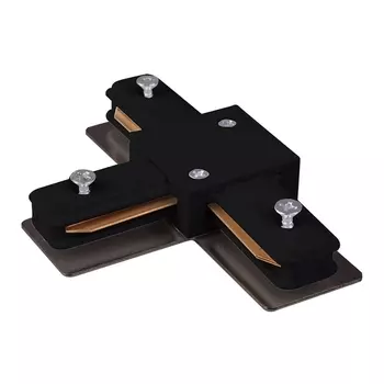 Соединитель Track Rail BK Surface TRC-1-1-T-BK / Коннектор Т-образный для однофазного шинопровода (черный) Elektrostandard a039510