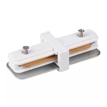 Соединитель Track Rail WH Surface TRC-1-1-I-WH / Коннектор прямой для однофазного шинопровода (белый) Elektrostandard a039598