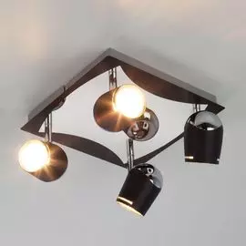 Спот Eurosvet Middle 20057/4 хром/черный