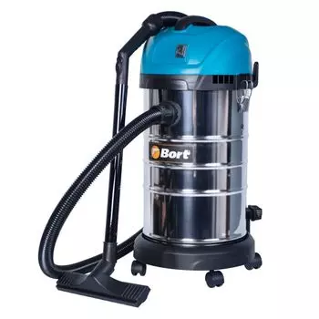 Строительный пылесос Bort BSS-1630-SmartAir 1600Вт (уборка: сухая/влажная) синий