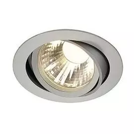 Светильник встраиваемый NEW TRIA LED DISK 4000K 60° серебристый 113574