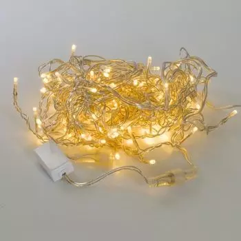 Светодиодная гирлянда Бахрома 5х0.7м 250LED теплый белый без мерцания 05-1960