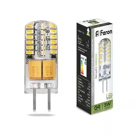 Светодиодная лампа 12V G4 4000K Feron 25532