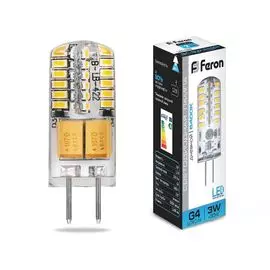 Светодиодная лампа 12V G4 6400K Feron 25533