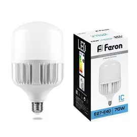 Светодиодная лампа 230V E40 6400K Feron 25783
