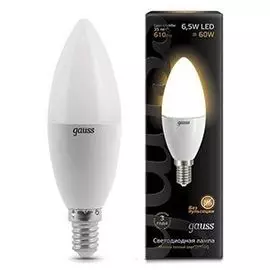 Светодиодная лампа Gauss Candle E14 6.5W 2700K 103101107
